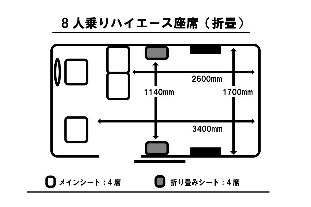 H8-7　座席　折り畳み